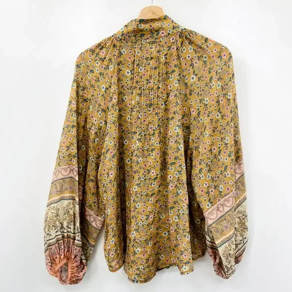 Spell & The Gypsy Collective S Floral Mossy Blouse - Picture 5 of 7